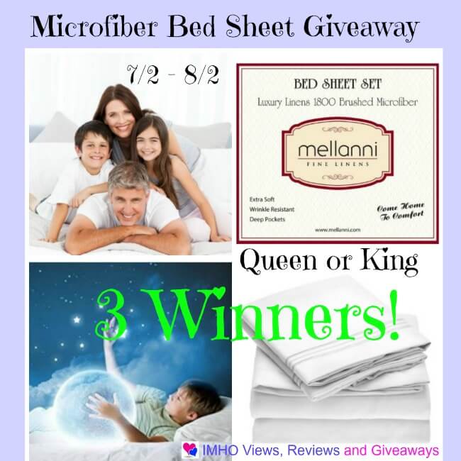 Microfiber ##Mellanni Bed Sheet #Giveaway