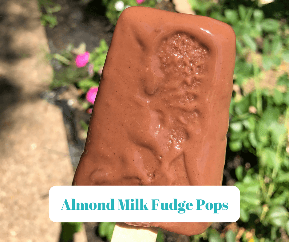 Homemade Almond Milk Fudge Pops! Heck Yeah!