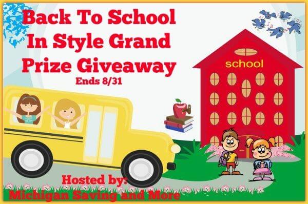 Back To School In Style Grand Prize #Giveaway