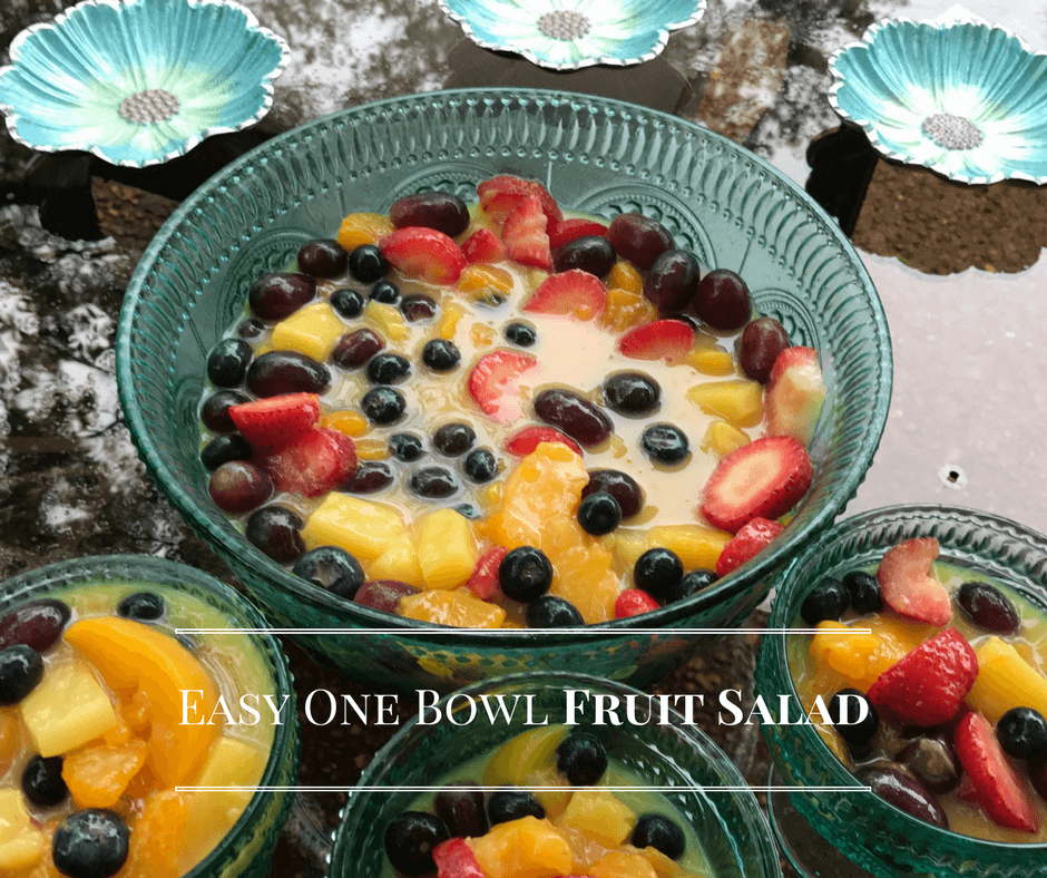 Have you tried this super easy one bowl Fruit Salad yet?