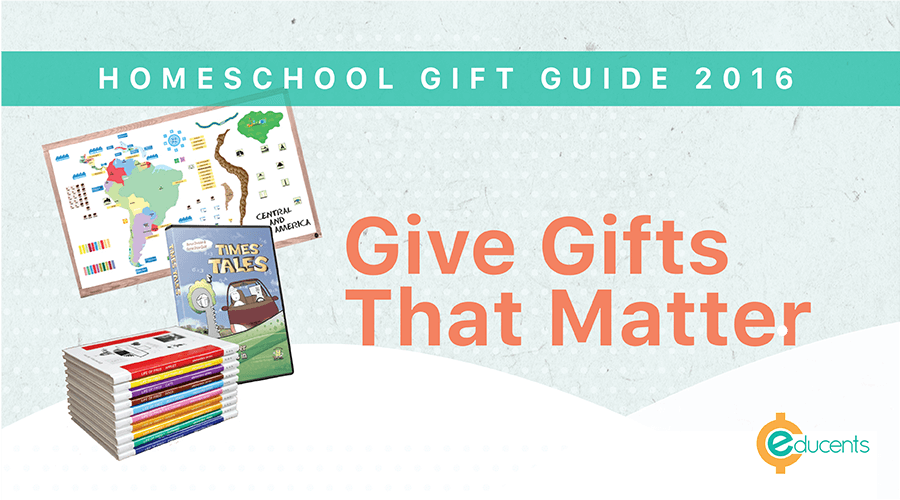 Homeschool Holiday Gift Guide 2016 is filled with gifts that parents and grandparents can feel good about giving.