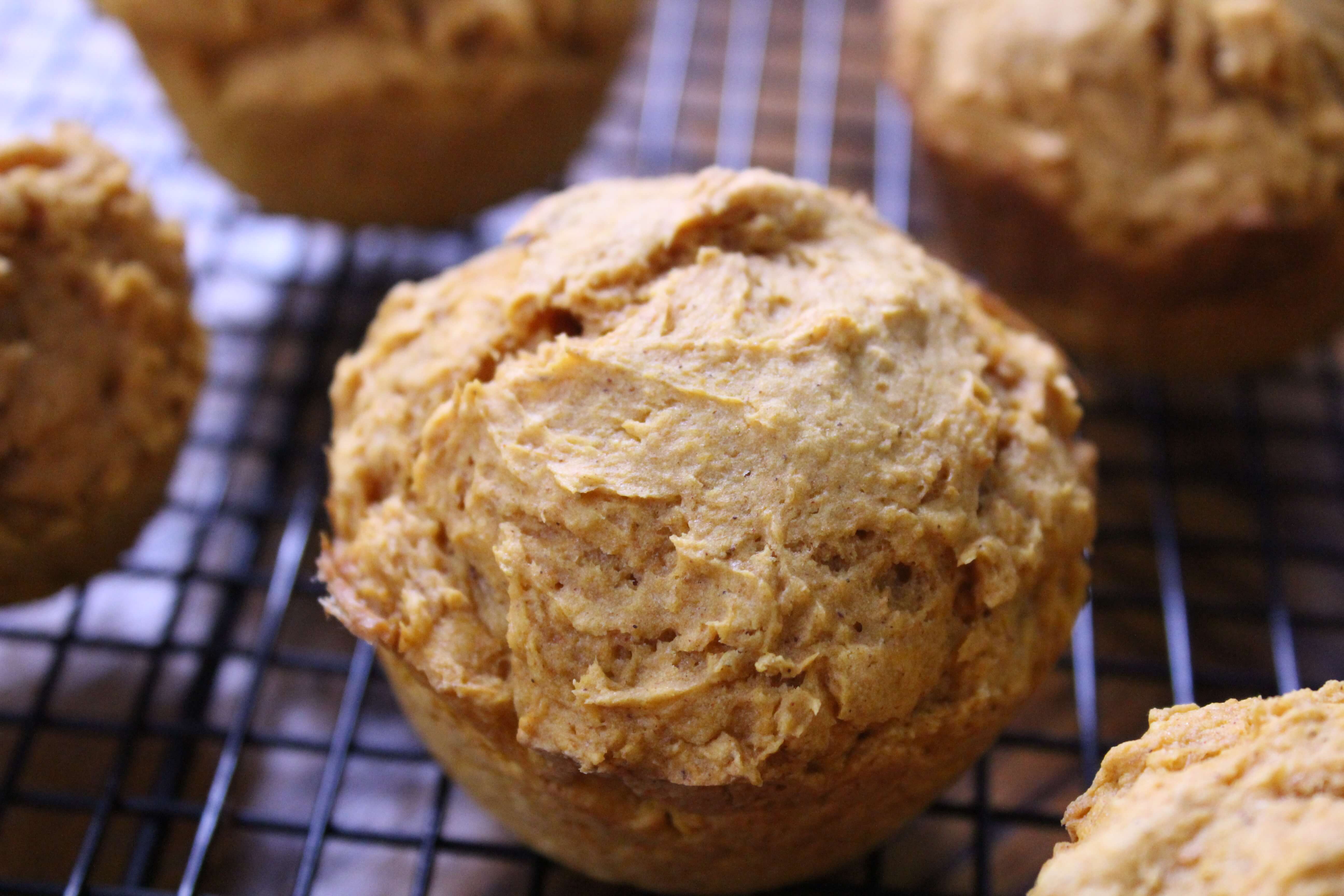 I can't believe how easy this two-ingredient pumpkin muffin recipe is!