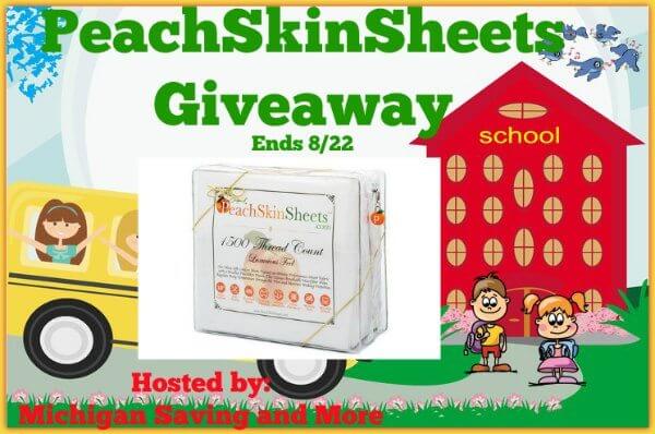 PeachSkinSheets #Giveaway