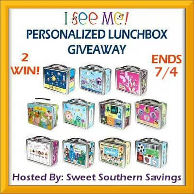 Summer is here! I See Me Personalized Lunchbox Giveaway