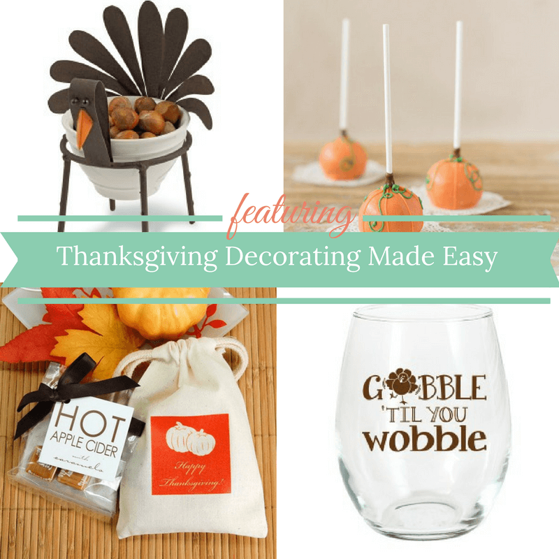 Thanksgiving Decorating Made Easy! Check out these fabulous ideas.