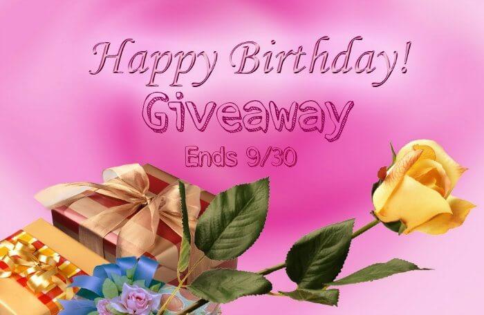 Enter to Happy Birthday Giveaway for a chance to win awesome prizes.