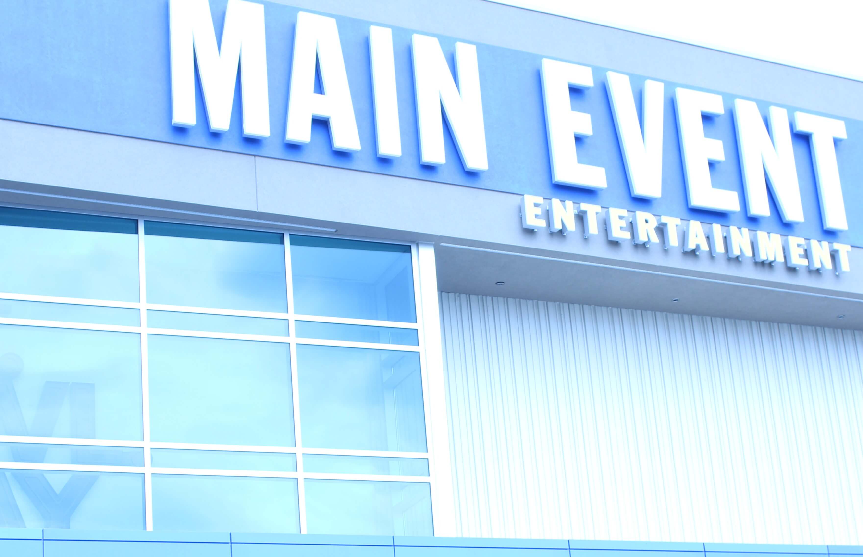 Front of Main Event Entertainment